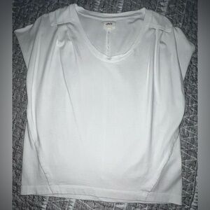 Jag Jeans Women's Flutter Sleeved Tee XS White NWOT